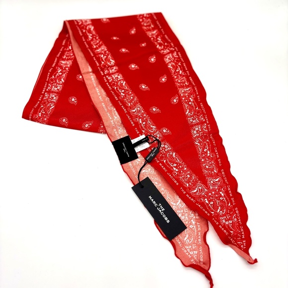 Marc Jacobs The Satin-Twill Scarf NWT - Picture 1 of 8